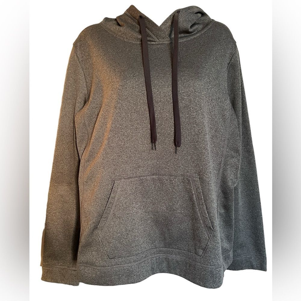 Danskin Hoodie Long Sleeve Gray Sweatshirt Size L